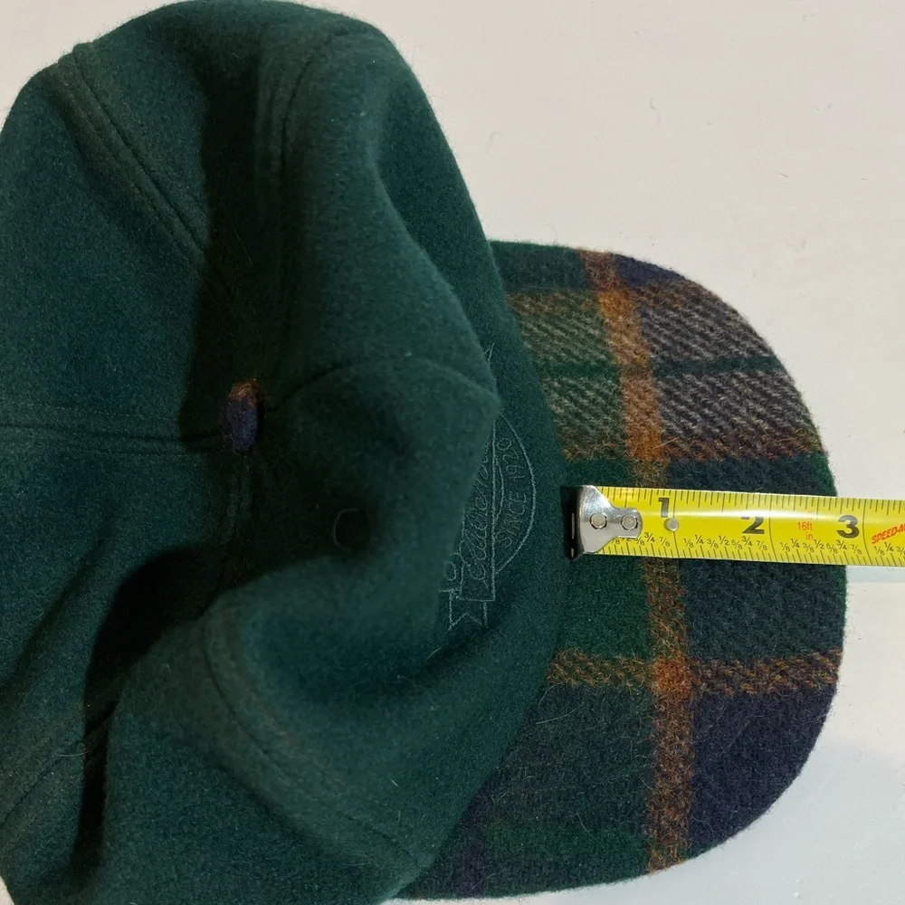 Vintage Eddie Bauer Solid & Plaid Wool Blend Adjustable One Size Men Hat USA - Picture 11 of 11